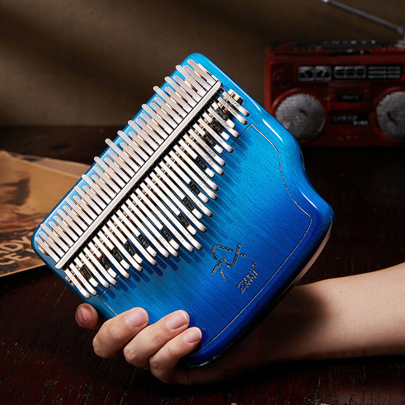 Novelty Items Professional Kalimba 34 Keys Thumb Piano Veneer Beech Wood 34 Key Kalimba Finger Piano Beginners Instrument With Storage Box 230727 - view 5