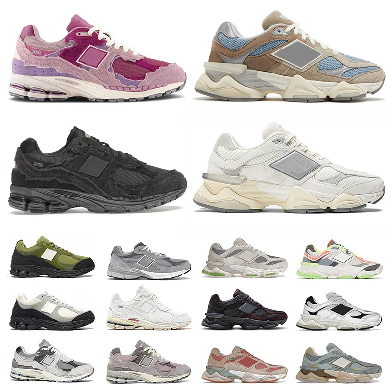 Top Quality 2002r Designer Shoes Joe Freshgoods Plate-forme Pink 9060 Protection Pack Women Shoes 2002 R 990 v3 Mens Shoes Sneakers Trainers