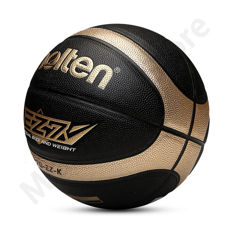 Balls Molten Size 5 6 7 Basketball Black Gold PU Outdoor Indoor Women Youth Man Match Training Basketalls Free Air Pump Bag 230726
