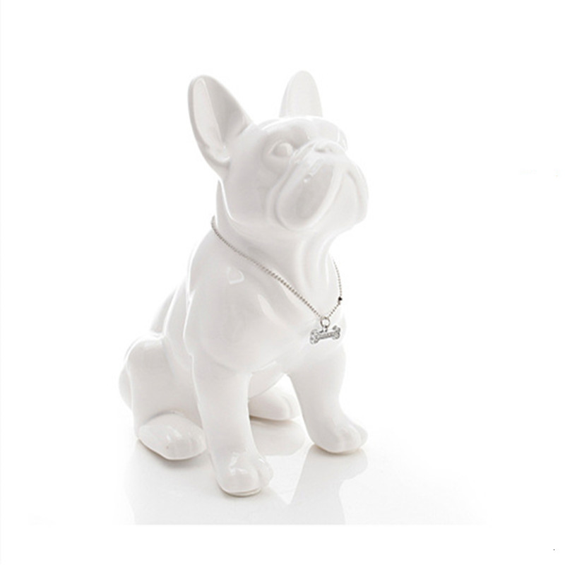 Other Event Party Supplies French Bulldog Figurine Statue Home Decoration Accessories Craft Resin Animal Living Room Sculpture Holiday Gifts 230727