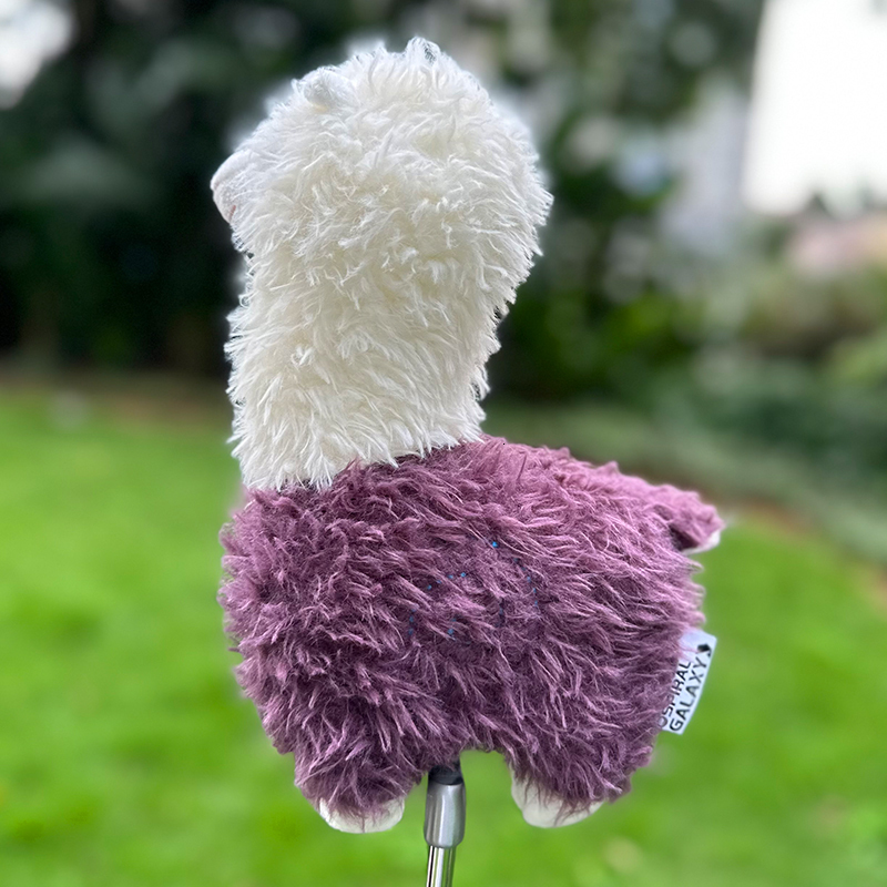 Other Golf Products Fashion Golf Club Cover Putter Head Hat Stupid and Cute Little Alpaca Plush putter headcover 230726