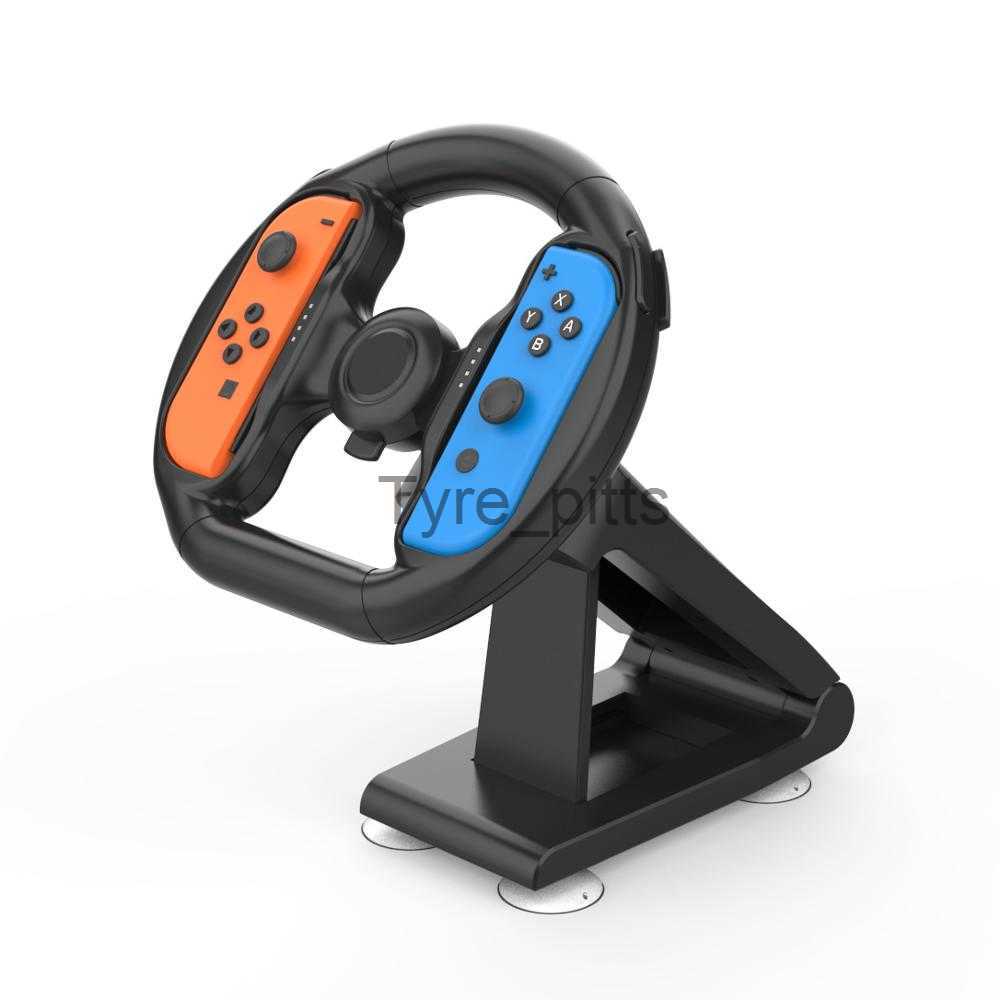 Game Controllers Joysticks Joycon Game Steering Racing Handle Steer Wheel Holder for Nintend Switch NS Joy-Con Controller Gamepad Hand Grip Stand Supp