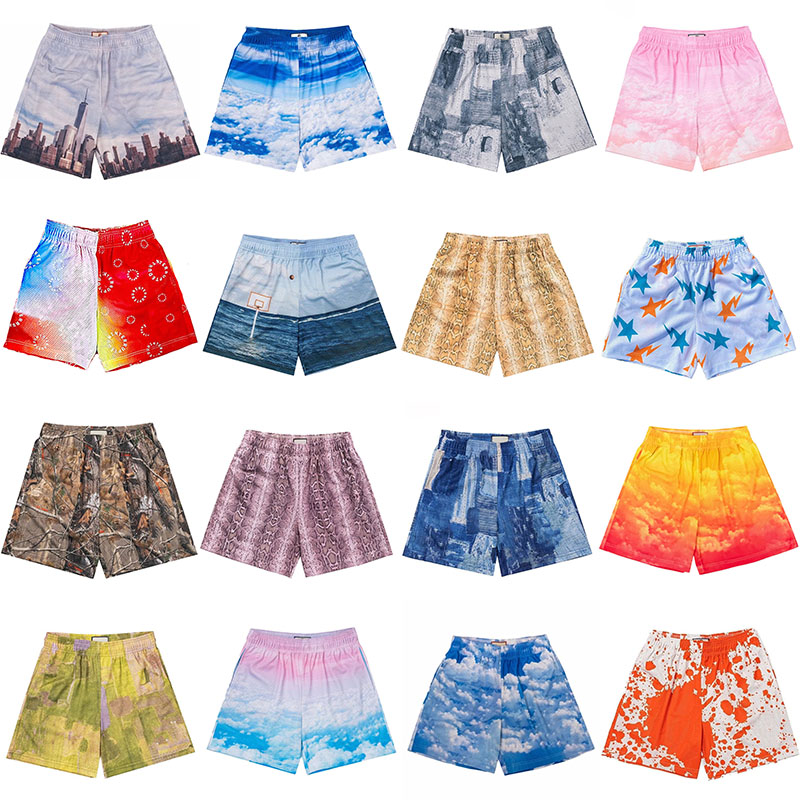 mens eric emmanuels mesh swim shorts designer womens basketball short pants running cloud top fitness loose fit football sport quarter pants