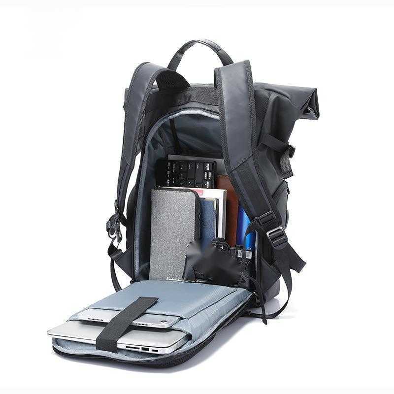 Men's Backpack Fashion Light Business Computer Backpack Large Capacity Waterproof Travel Bag Backpack 230715