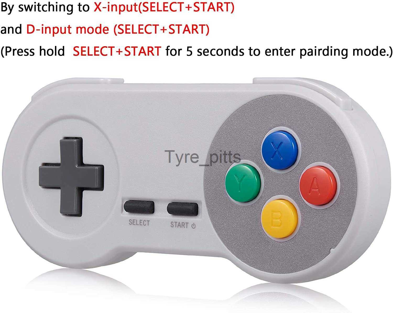 Game Controllers Joysticks Wireless Gamepad 2.4GHz remote controller USB joystick Console for SNES/NES Games for Windows 10/8/7 PC Raspberry Pi 3 Retr