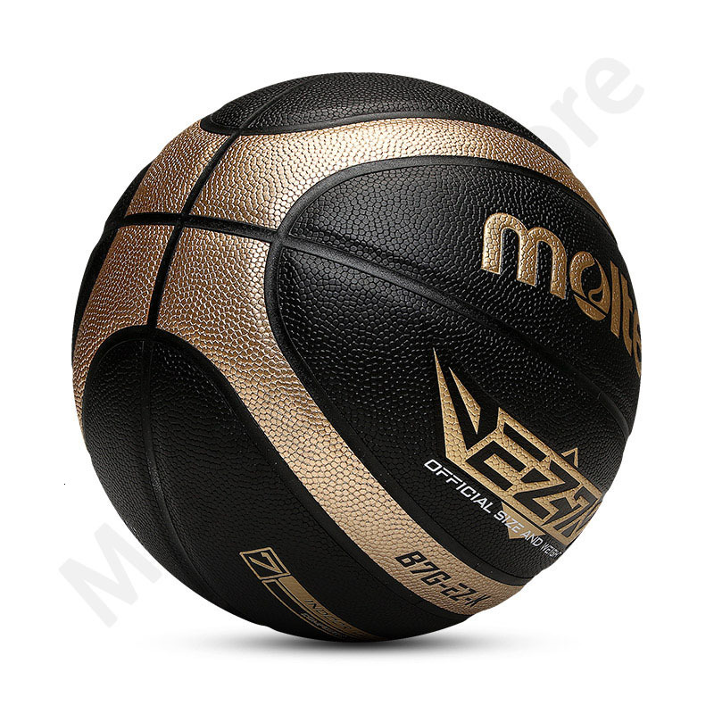 Balls Molten Size 5 6 7 Basketball Black Gold PU Outdoor Indoor Women Youth Man Match Training Basketalls Free Air Pump Bag 230726