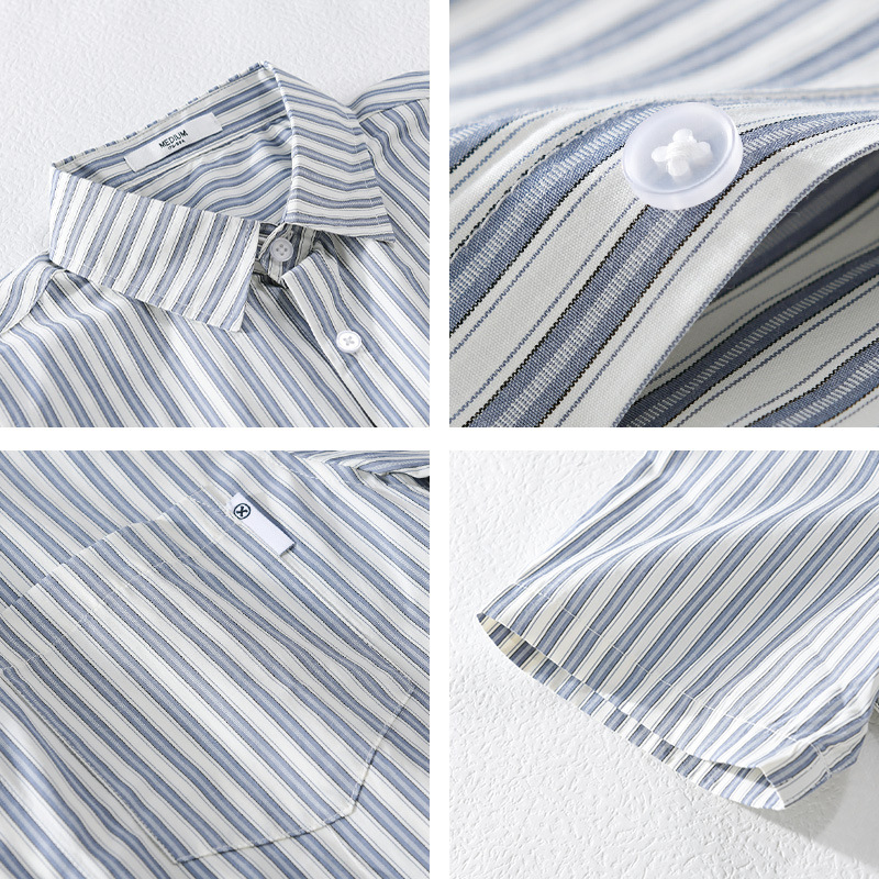 Stripe pattern men's tshirt designer men t shirt cotton mens tshirts summer striped short-sleeved shirtCasual loose simple with fresh men's 