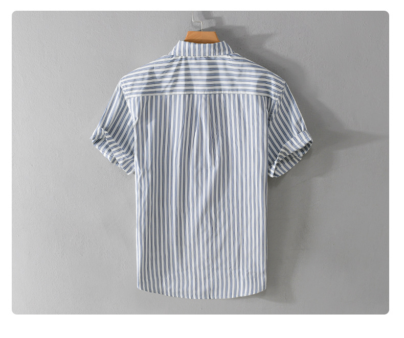 Stripe pattern men's tshirt designer men t shirt cotton mens tshirts summer striped short-sleeved shirtCasual loose simple with fresh men's 