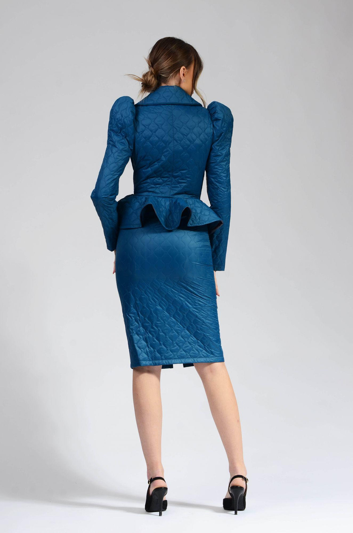 Fashion Mother Of The Bride Dress Suits Flowers Ruffles Women Formal Party Prom Evening Wear 2 Pieces Summer Skirts Sets