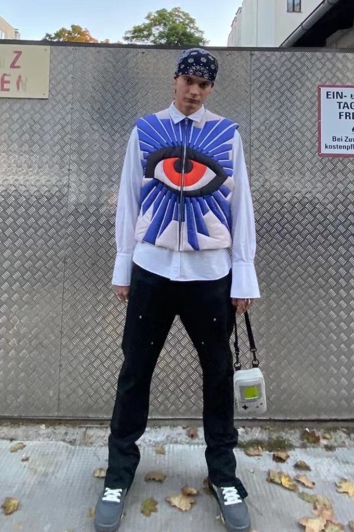 High Street Original Martine Rose Men Washed Jackets Slim Fit Short Jackets Hourse of Errors Loose Jackets Patched Women Coat