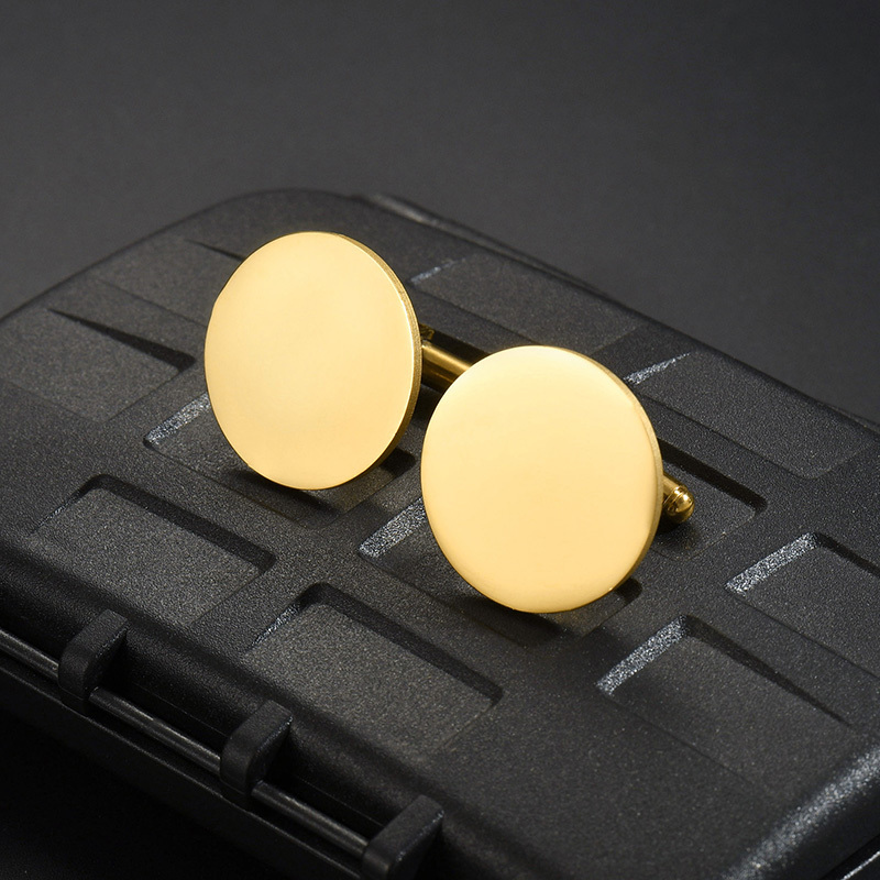 Pins Brooches Nextvance Customized Engrave Name Date Cufflinks Stainless Steel Accessories Personalized Suit Business Style Man Jewelry Gifts 230727