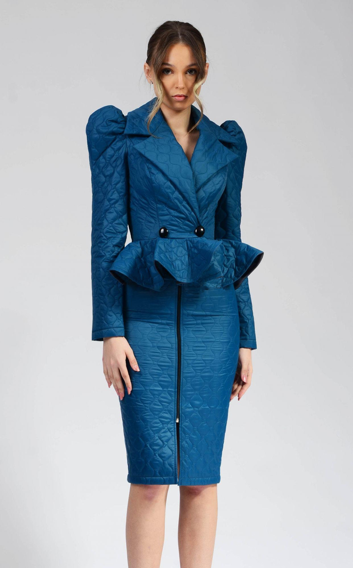 Fashion Mother Of The Bride Dress Suits Flowers Ruffles Women Formal Party Prom Evening Wear 2 Pieces Summer Skirts Sets