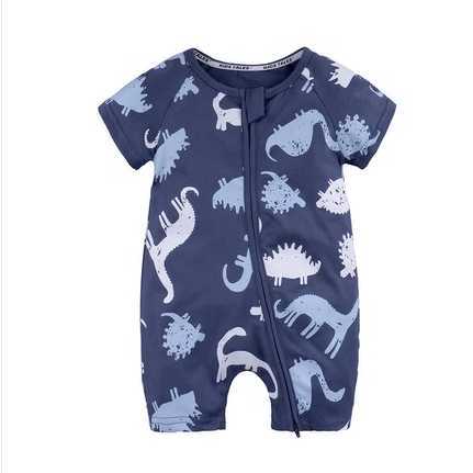 Kids Tales Brand 2020 Kids Clothes Fruit Pattern Baby Jumpsuit Short Sleeve Infant Romper Baby Boy Girl Zip Sleepsuit G1221