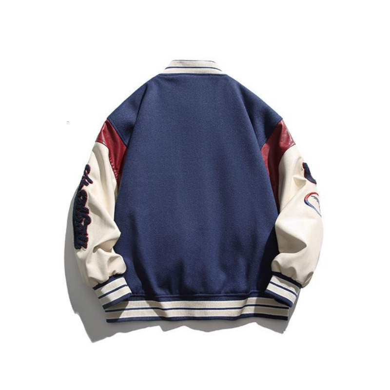 Men's Jackets Korean Version of Trendy Street Jacket Loose Flocked Embroidered Oversize Baseball Spring Autumn Couple Wear 230726