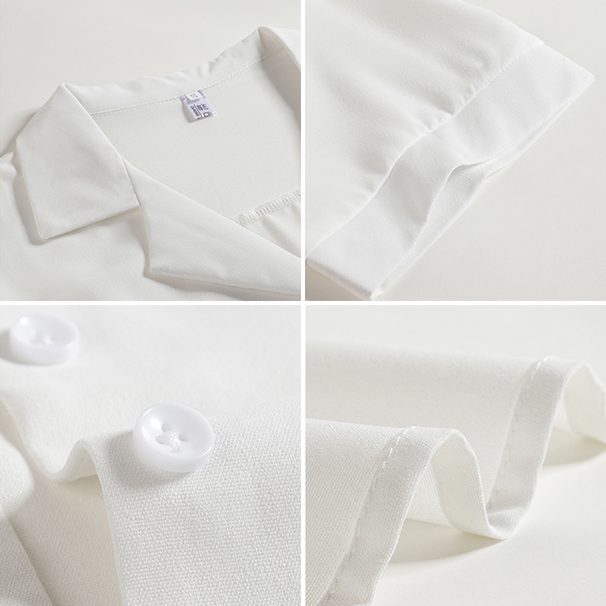 Womens Blouses Shirts Summer Blouse Shirt For Women Fashion Short Sleeve V Neck Casual Office Lady White Tops Japan Korean Style #35 230726