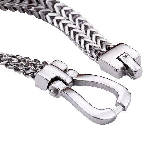 Bracelet Men039s Bracelets 210MM Silver New Polished Chain Fashion Jewelry Male 316 L Stainless Steel KALEN