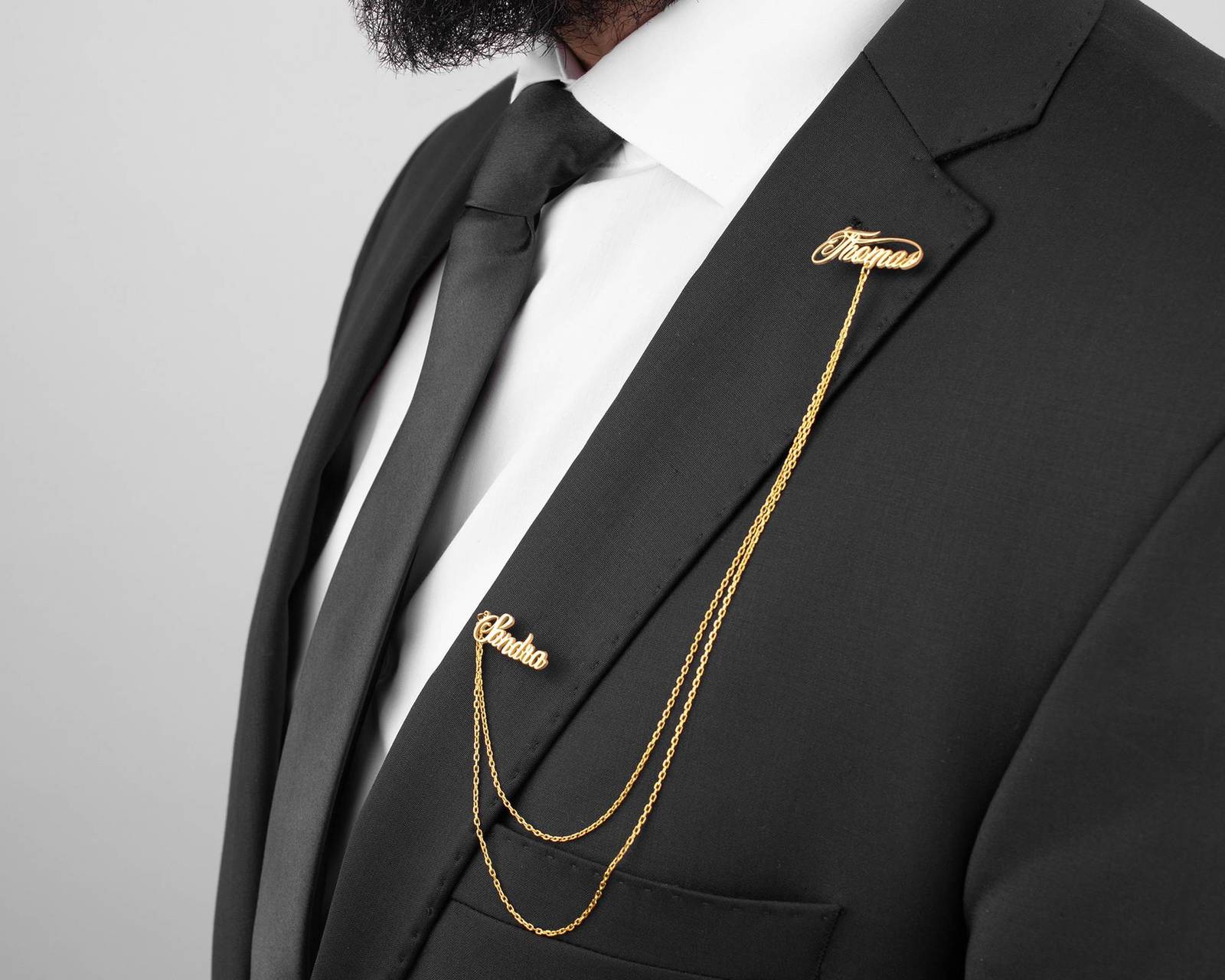 Pins Brooches Personalized Custom Name Brooch Label Company Initial Handmade for Women Men 230727