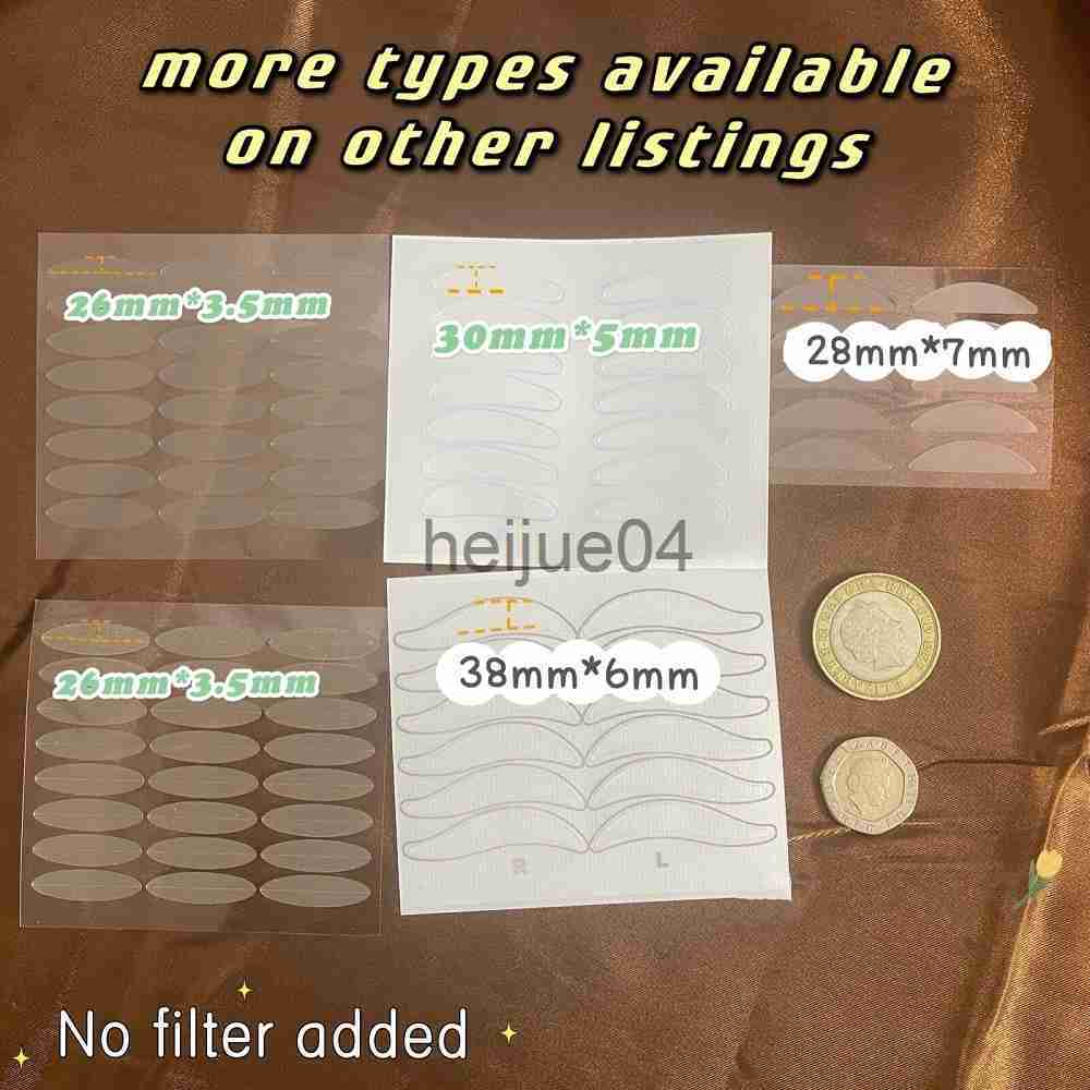 Eyelid Tools 96pcs Invisible Eyelid Sticker Eye Lift Strips Double Eyelid Tape Adhesive Stickers Eye Tape Tools Lash Tape Makeup x0726