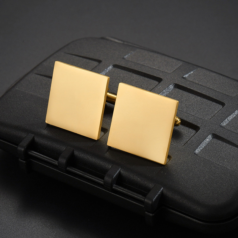 Pins Brooches Nextvance Customized Engrave Name Date Cufflinks Stainless Steel Accessories Personalized Suit Business Style Man Jewelry Gifts 230727