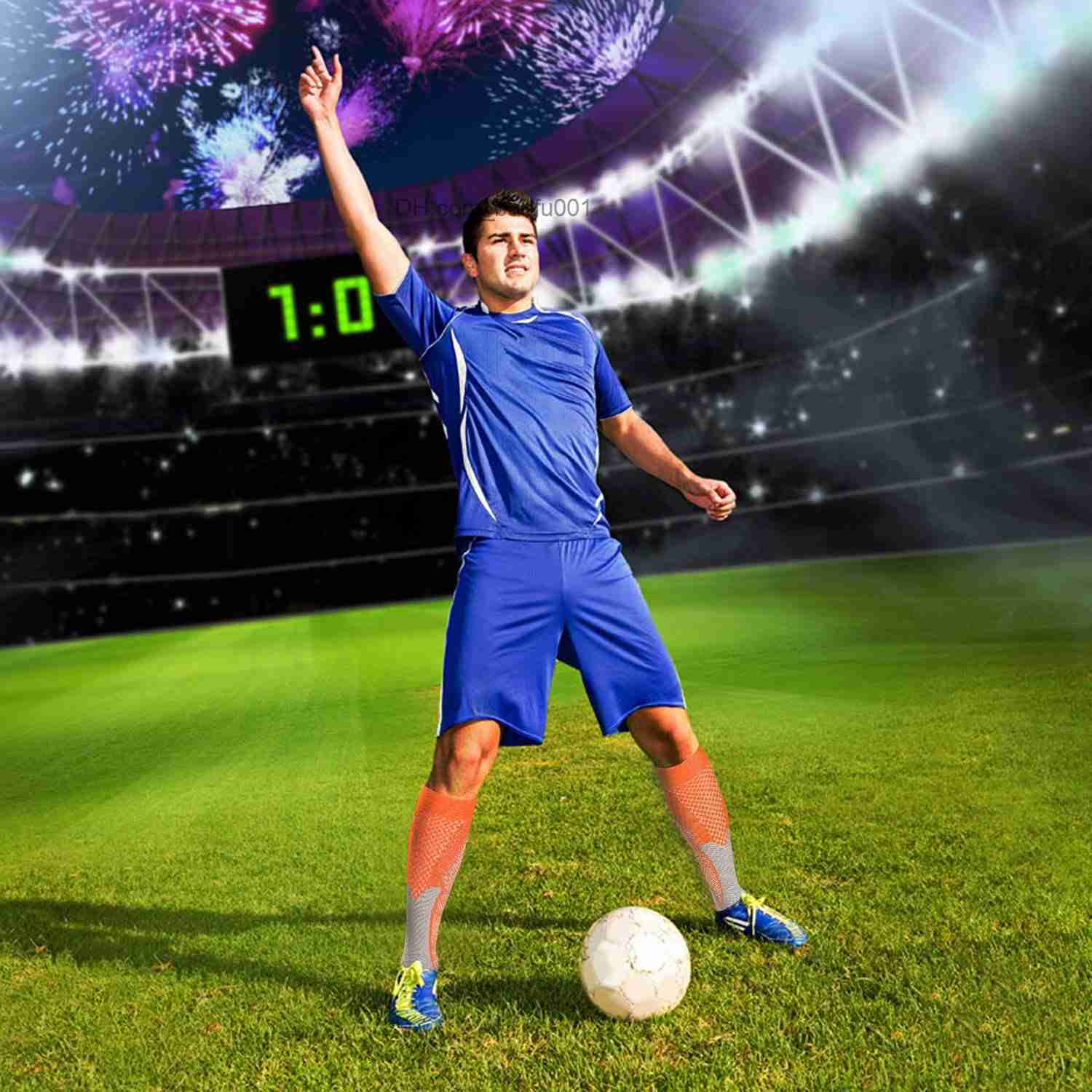 Men's Socks 2/3/4 pairs of men's and women's sports socks 20-30 Mmhg running compression stock marathon bicycle football varicose veins