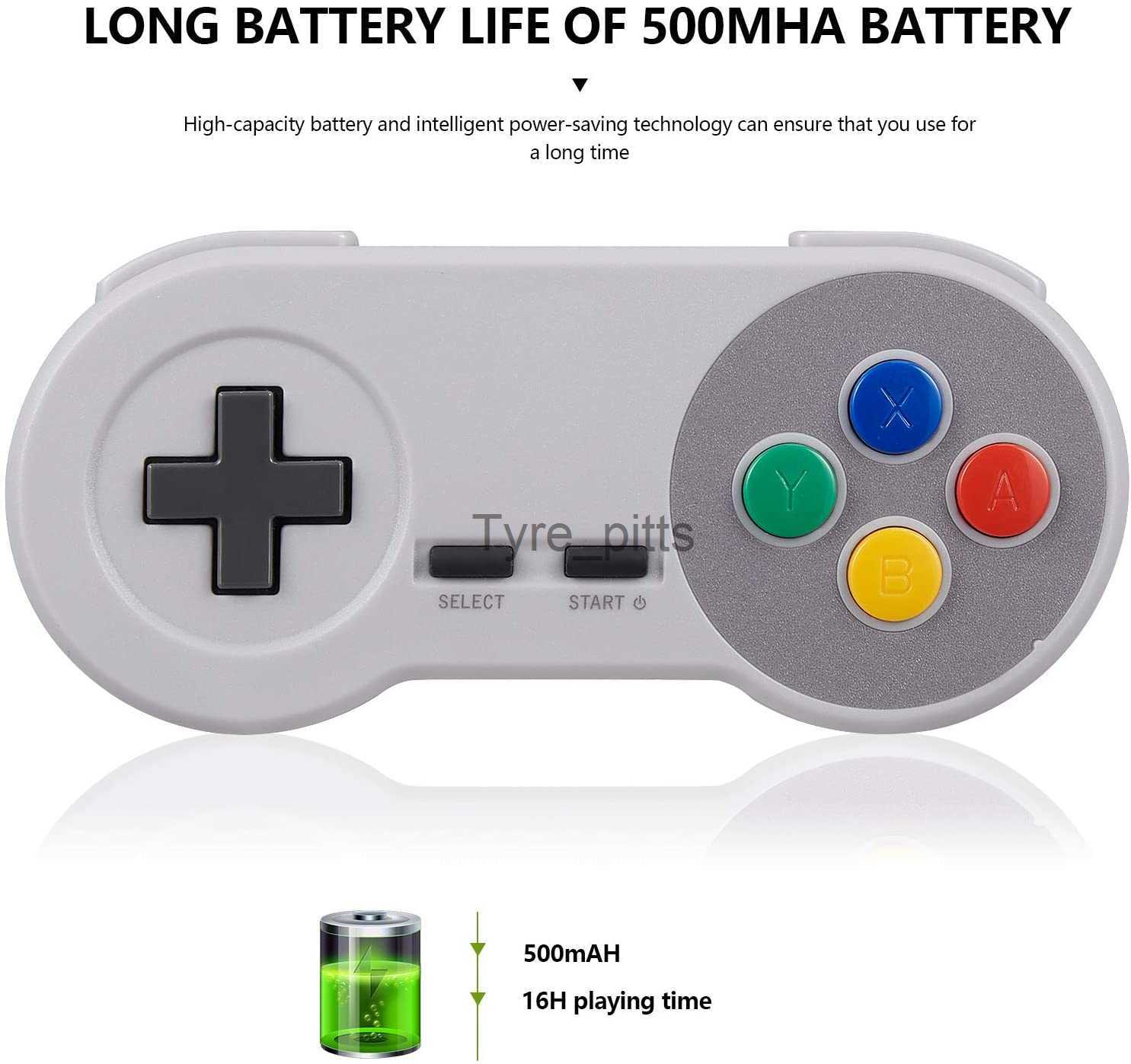 Game Controllers Joysticks Wireless Gamepad 2.4GHz remote controller USB joystick Console for SNES/NES Games for Windows 10/8/7 PC Raspberry Pi 3 Retr