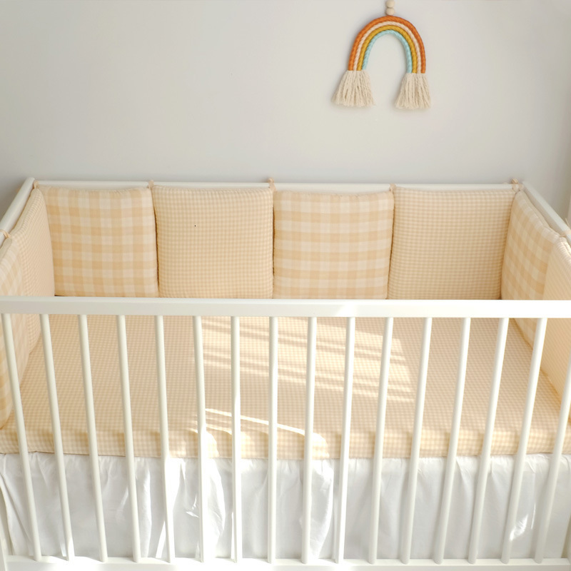 Bed Rails 6pcs 30x30cm Baby Bumpers In The Crib Kids Cot Nursery for Cartoon Bumper Boy Girl Bedding Infant Protector Furniture 230727