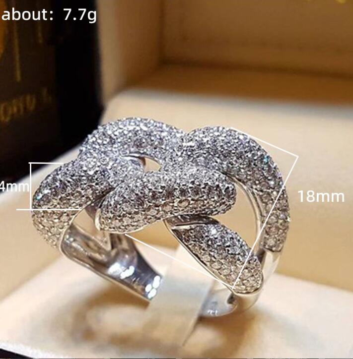 Sterg Sier Pave White Sapphire CZ Wedding Band Ring for Women - Bohemian, Eternity, Engagement, Lover Gift