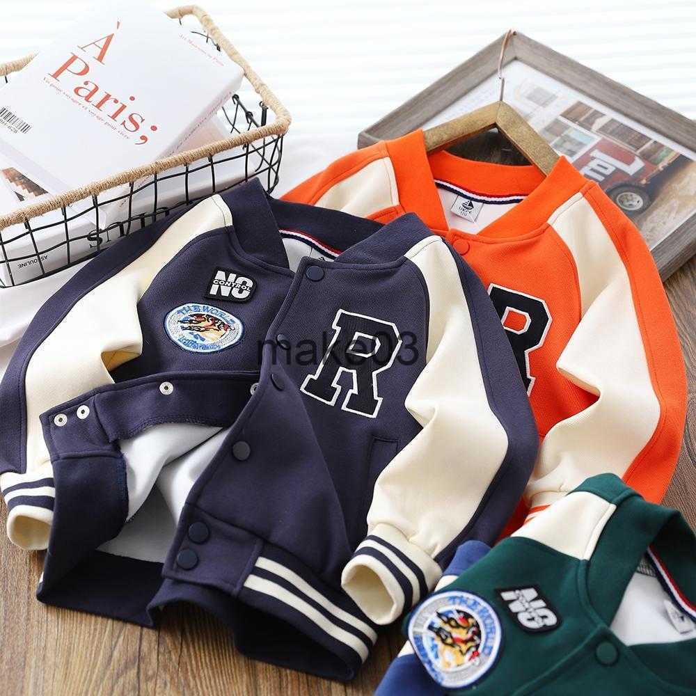 Jackets Boys Children Baseball Jacket Spring Autumn Bomber Jacket for Kids Teen Korean Sport Coats Students Long Sleeve Tops 8 10 12 14Y J230728