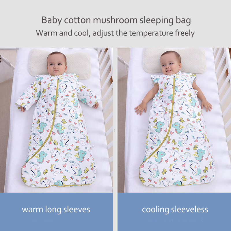 Sleeping Bags Spring Autumn Bag For Baby Pure Cotton Pajamas born Boys Girls Clothes 0 5T Anti Kick 230727