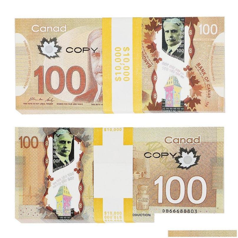 Novelty Games Wholesale High Quality Prop Game Australian Dollar 5/10/20/50/100 Aud Banknotes Paper Copy Fake Money Movie Props Drop 193