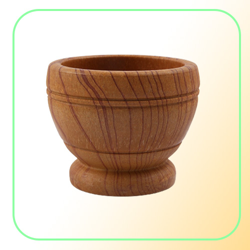 Mortar and Pestle Kitchen Garlic Mills Pounder Cuisine Garlic Mills Mixing Pot Herb Pepper Minced Tool Mortar Grinder5272282