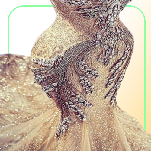 2K19 Gold Prom Dresses Mermaid African Evening Gowns Sheer Jewel Beaded Backless Modest Formal Party Special Occasion Dress