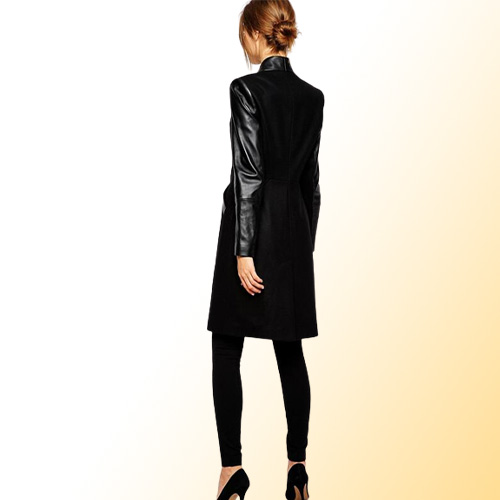 Winter jacket Women gagaopt PU leather long coat Europeanstyle women winter coat Black windbreaker for ladies Women clothes7078532