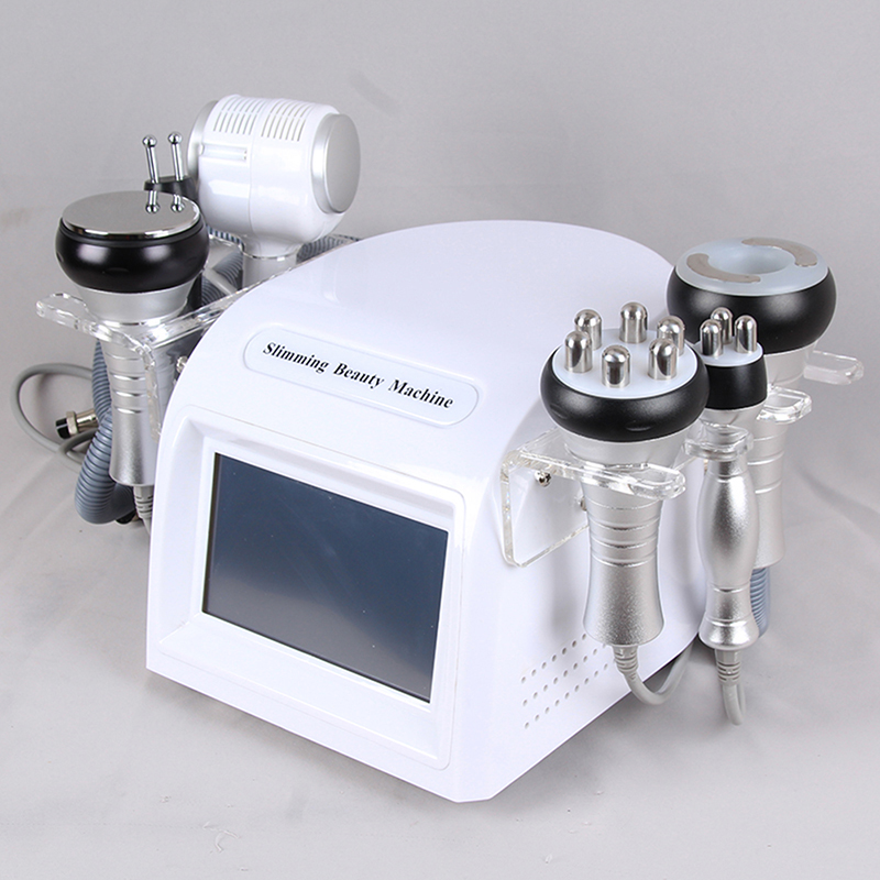 6 in 1 40k Ultrasonic Cavitation Slimming Machine Freeze Cold hammer Vacuum RF Skin Tightening Body Shaping Face Lifting Radio Frequency