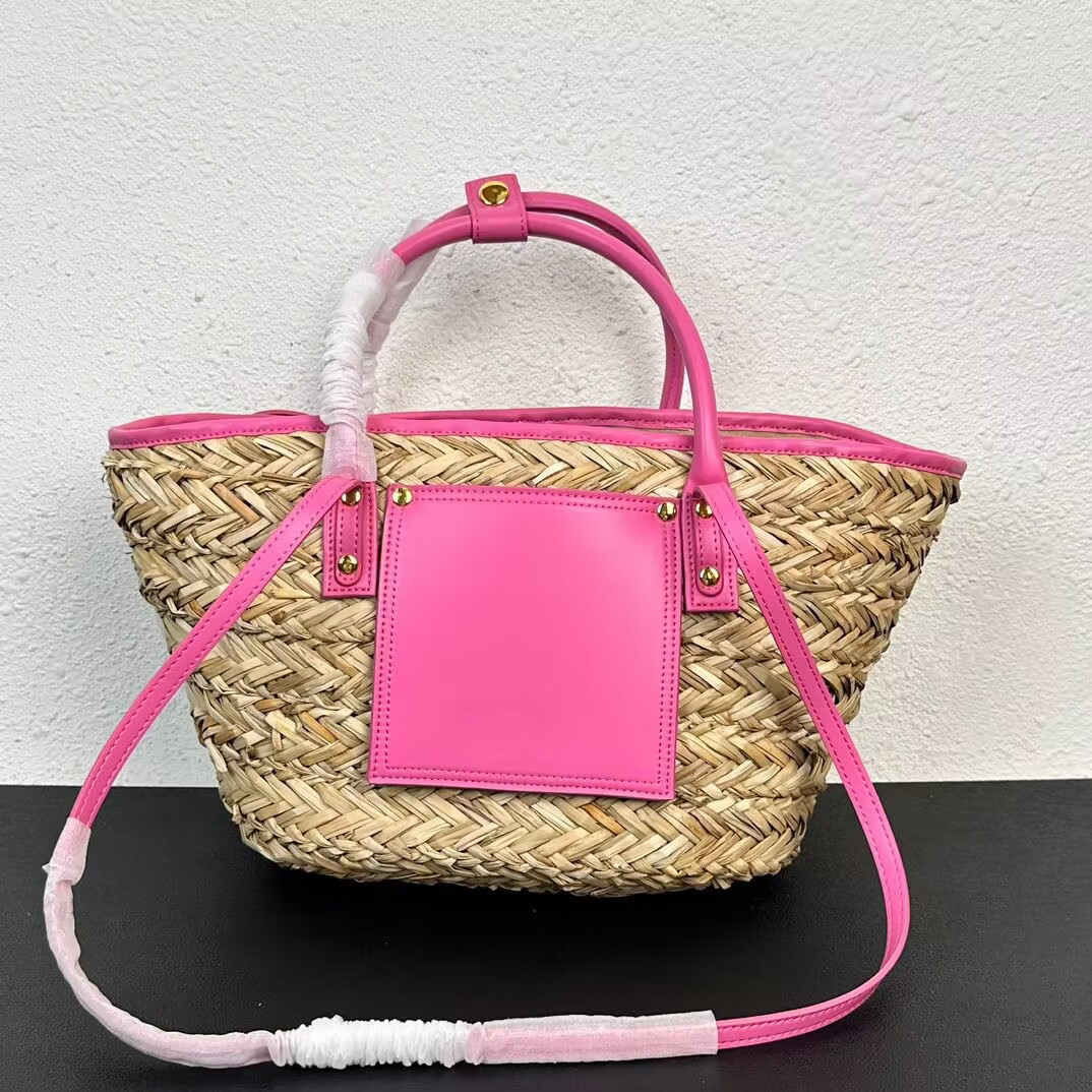 Fashion Designer Handbags for Women Summer Beach Straw Crossbody Bags 23412