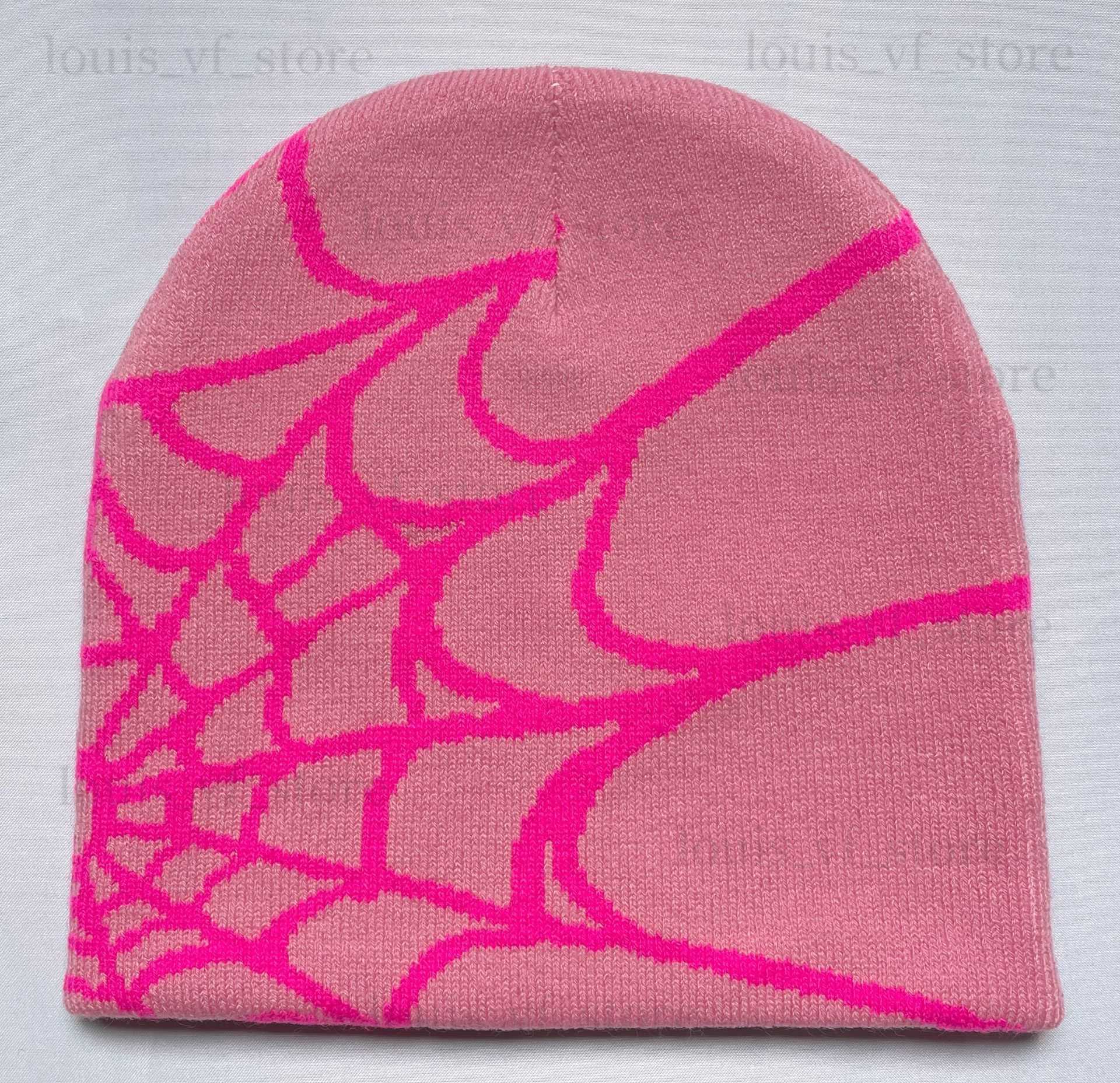 Beanie/Skull Caps Knitting Beanies Hat Men Women Autumn Winter Warm Fashion Outdoor Spider Web Cap For Women Hats T230728