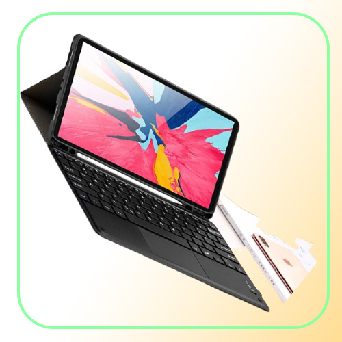 Touch Function Bluetooth Keyboard Cases For Ipad Air4 109 Protective Cover Pro 11 129 Inch Tablet Pen Slot