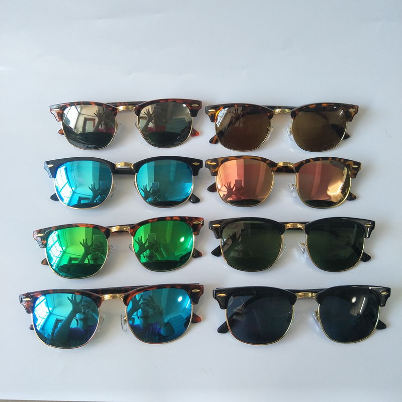 High Quality Glass Lens Sunglasses Men Women Driving Sun Glasses Brand Design Goggles Uv400 Eyewear