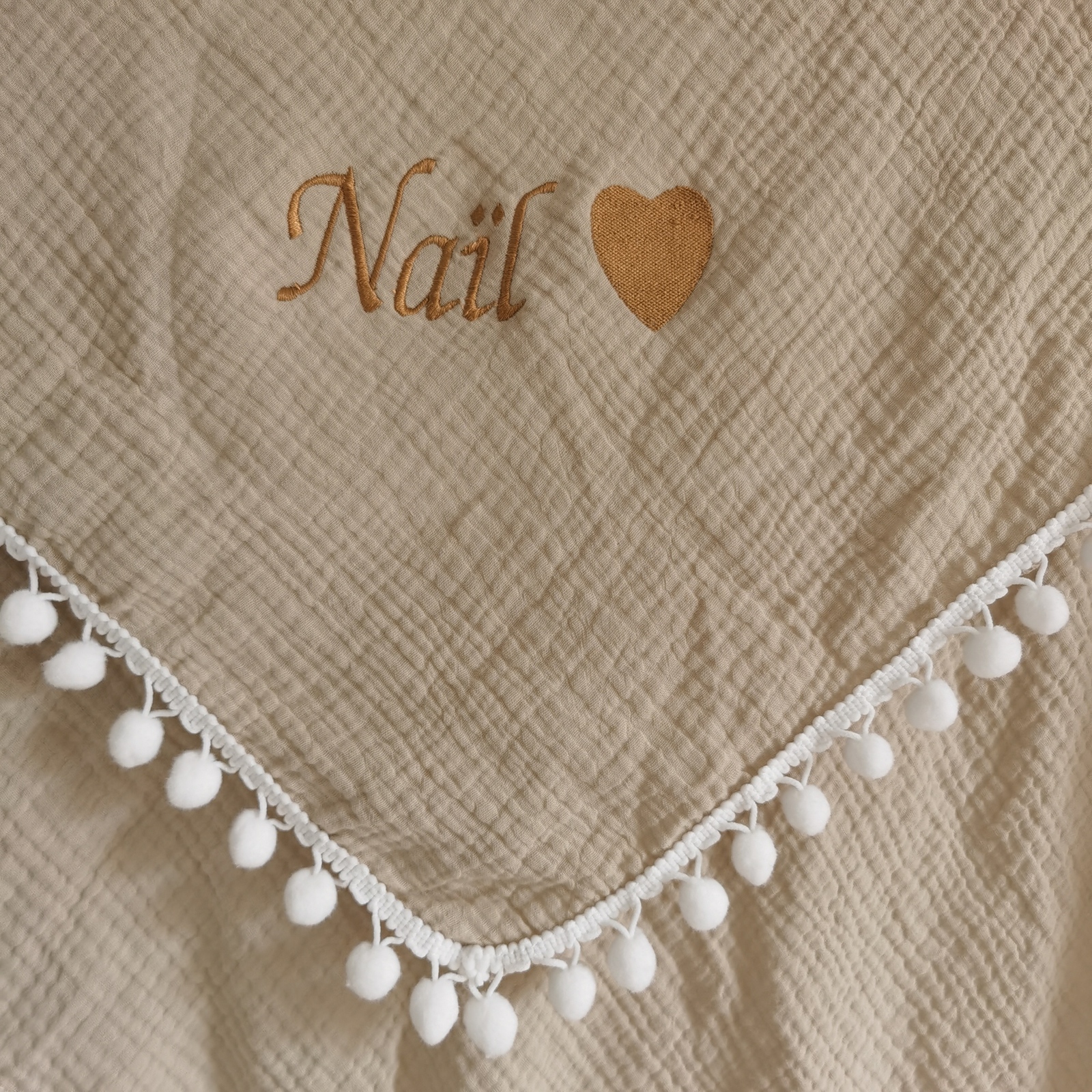 Blankets Swaddling Customized Name born Muslin Cotton Swaddle Wrap Tassel Receiving Blanket Infant Kids Bedding Items Quilt Cover 230727