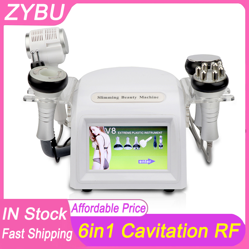 Fat Loss Cooling Body Slimming Cavitation Machine RF For Home Use Skin Tightening Face Lifting Wrinkle Removal Vacuum Radio Frequency 40K Ultrasonic