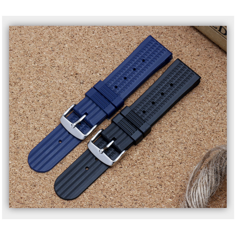 Watch Bands For Sharkey MM300 SBDX001/012/01 6105 SOFT Rubber Waffle Watch Band 20MM 22MM DIY Replace 230728