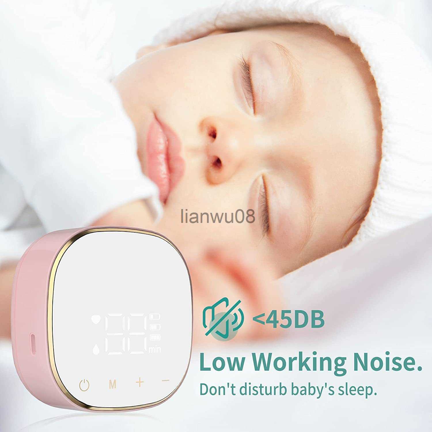 Breastpumps Double Electric Breast Pump Charged Easy Carry Outdoors Milk Pump Wearable HandsFree Portable Milk Extractor Bpa Free x0726