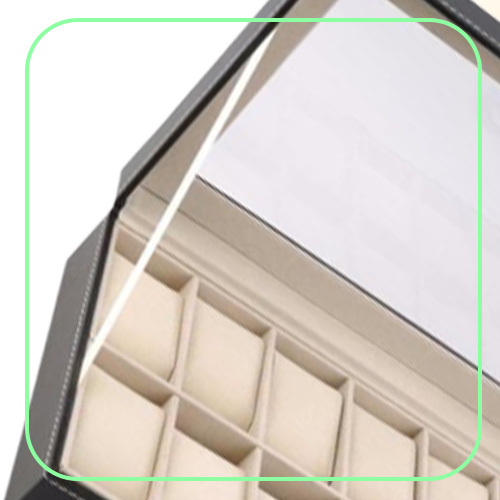 Watch Boxes Cases Designer Box 12 Slots Grid PU Leather Display Jewelry Storage Organizer Case Locked Retro Saat Kutusu Caixa Pa