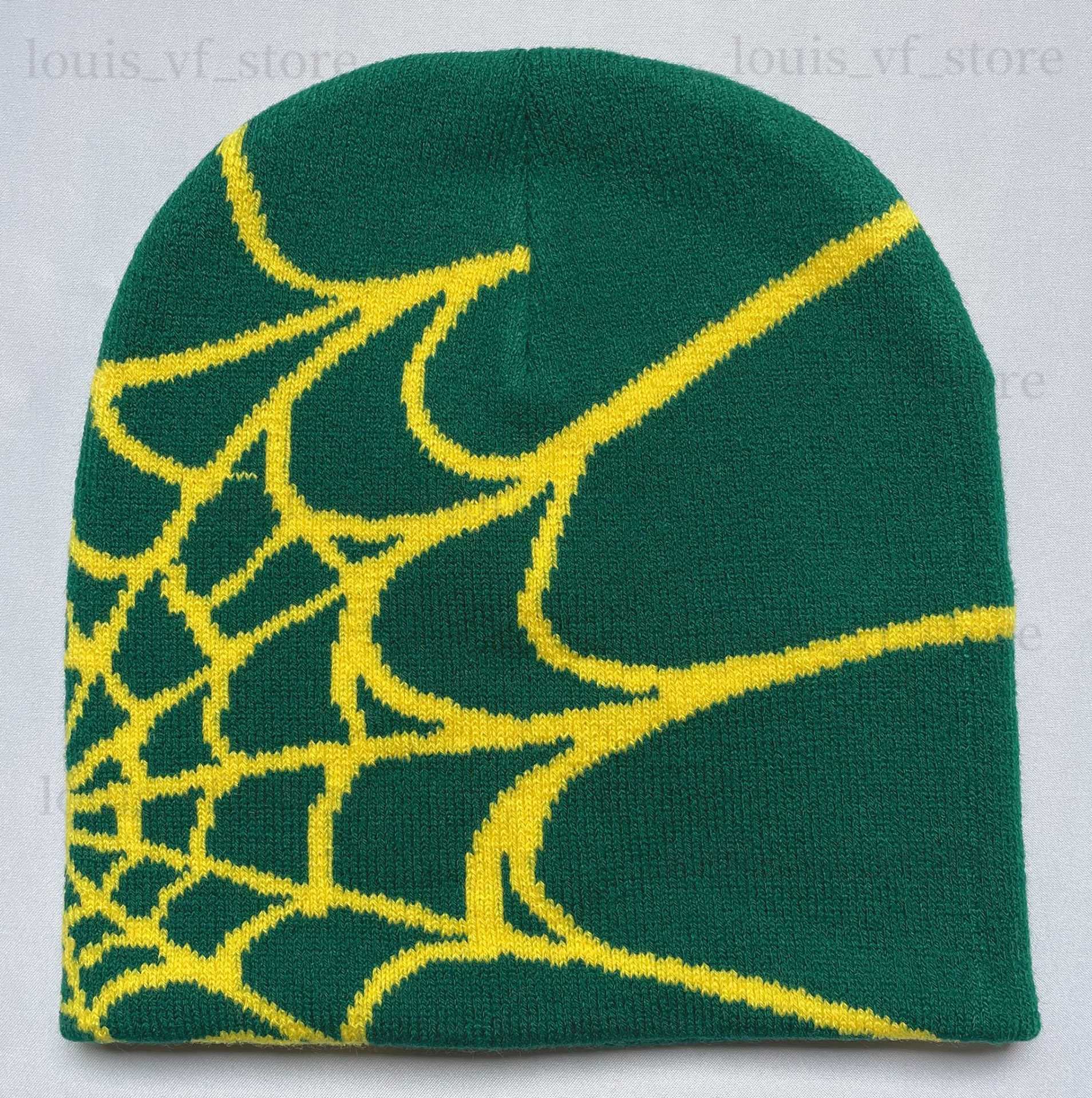 Beanie/Skull Caps Knitting Beanies Hat Men Women Autumn Winter Warm Fashion Outdoor Spider Web Cap For Women Hats T230728