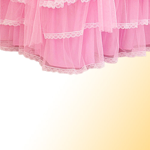 Korean style pink Lace bedspread bedding set king queen 4pcs princess duvet cover bed skirts bedclothes cotton home textile 2012099007959