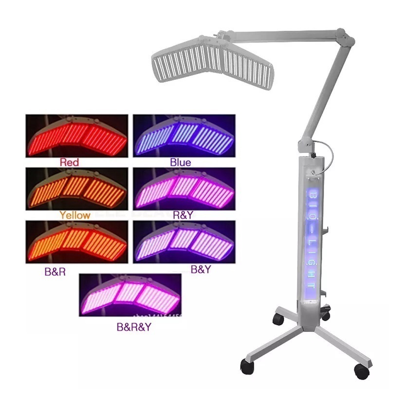 Premium 7 Color LED Light Therapy Device, Photodynamic Acne Treatment Tool, Facial Skin Rejuvenation and Anti-Aging Beauty Machine
