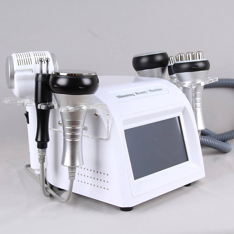 New 6 in 1 Vacuum 40k RF Ultrasonic Cavitation Hot Cold Hammer Lipo Fat Burning Body Slimming Skin Rejuvenation Body Shaping Tightening Face Lifting L