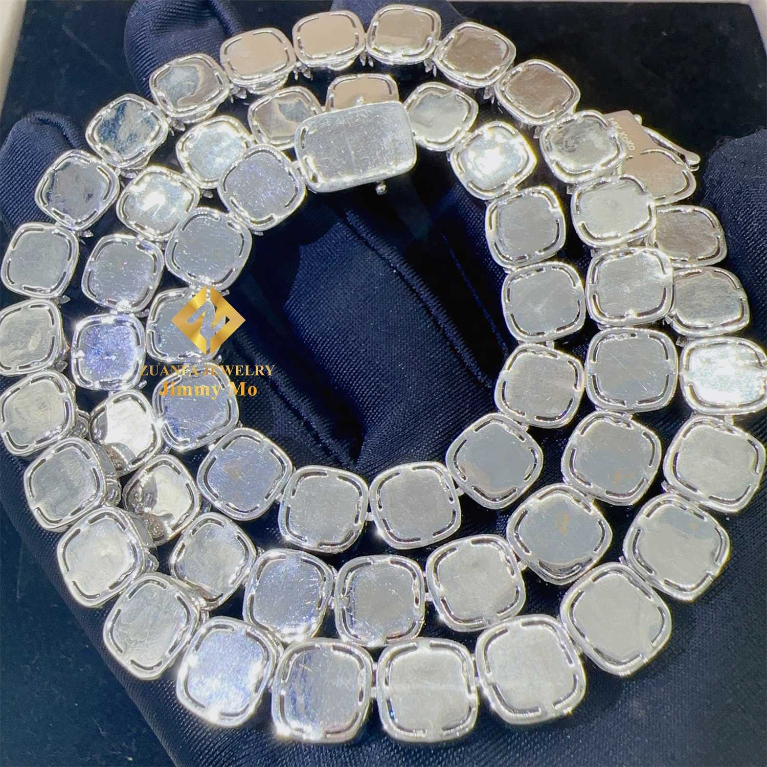 9mm Width Iced Out Man Jewelry Gra Certificates Pass Diamond Tester Vvs1 Moissanite Cuban Chain Necklace