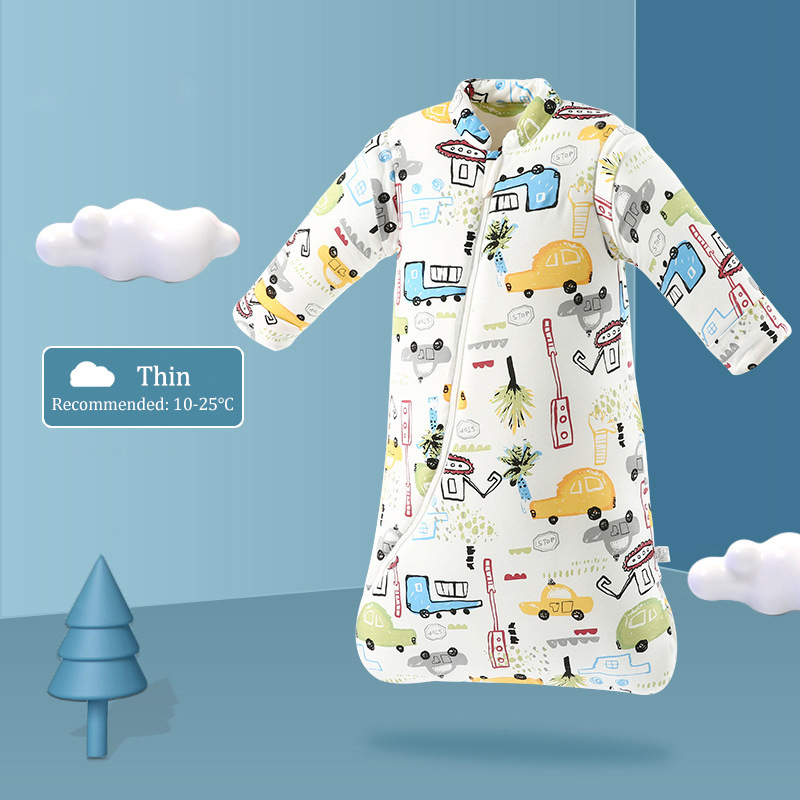 Sleeping Bags Spring Autumn Bag For Baby Pure Cotton Pajamas born Boys Girls Clothes 0 5T Anti Kick 230727