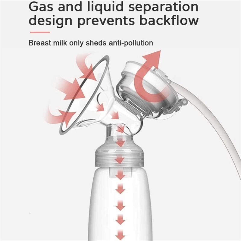 Breastpumps Double Electric Hands Free for Breastfeeding Low Noise Anti Backflow Comfort Milk Collector BPA free 230727